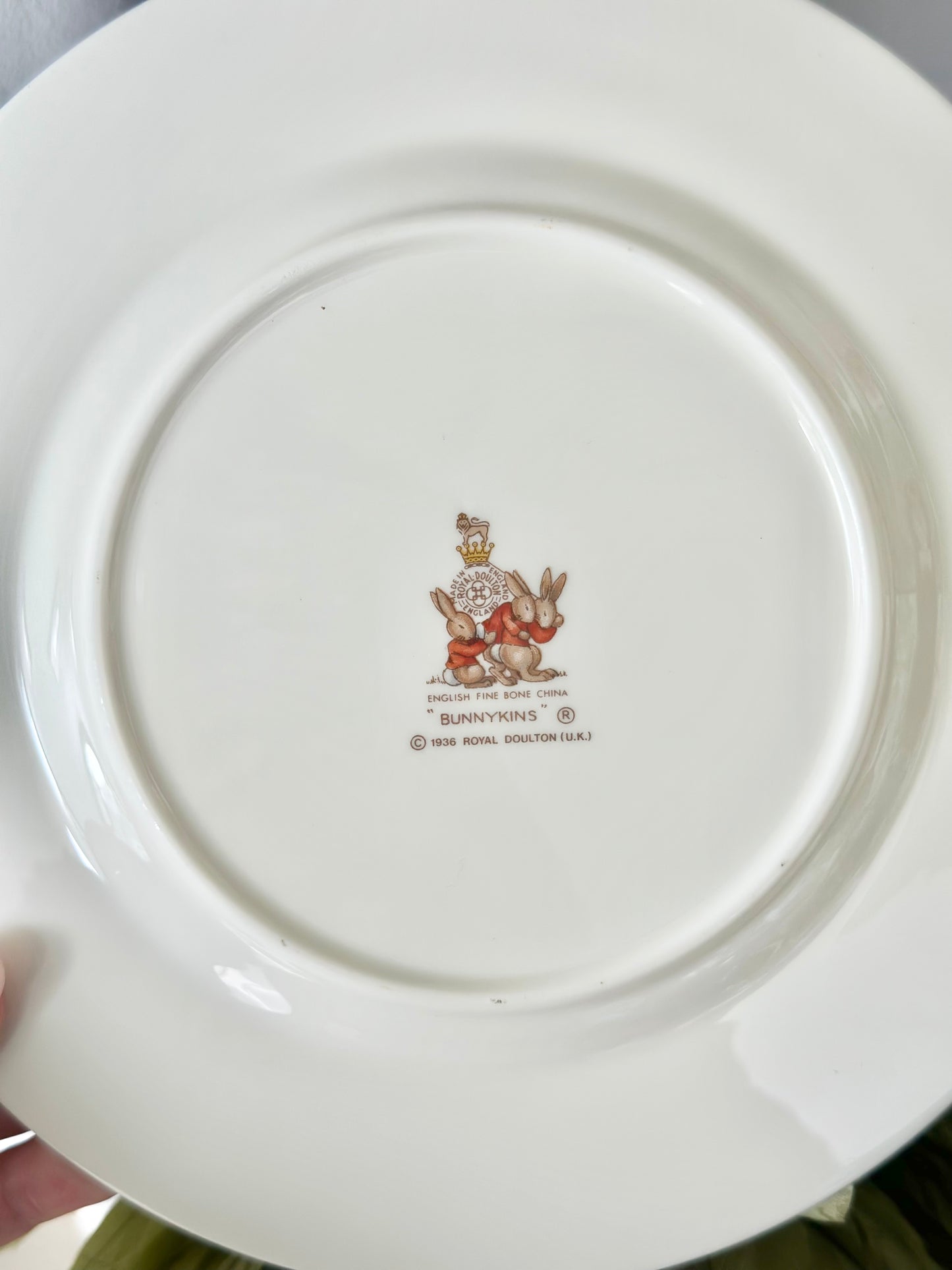 Royal Doulton England Bunnykins Plate