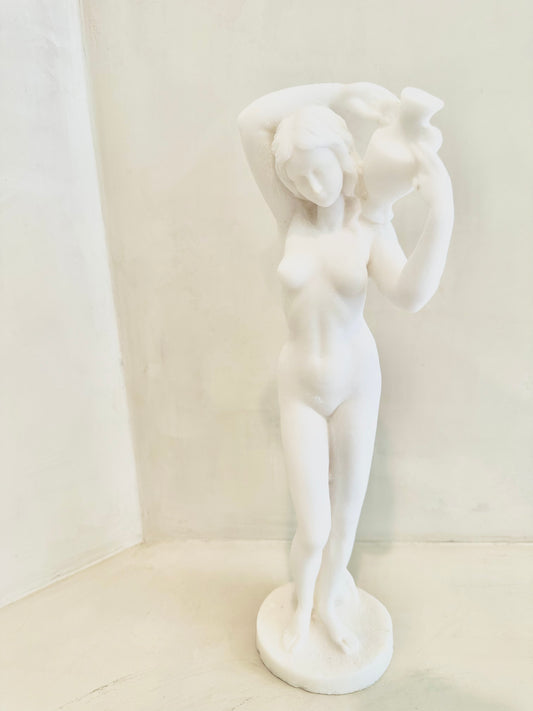 Sculpture of Maiden Holding Water Jug