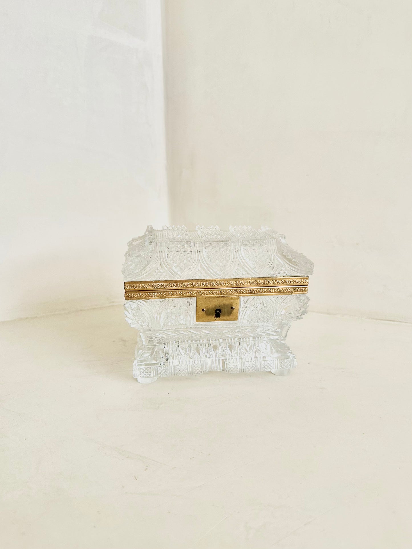 French Cut Crystal Casket