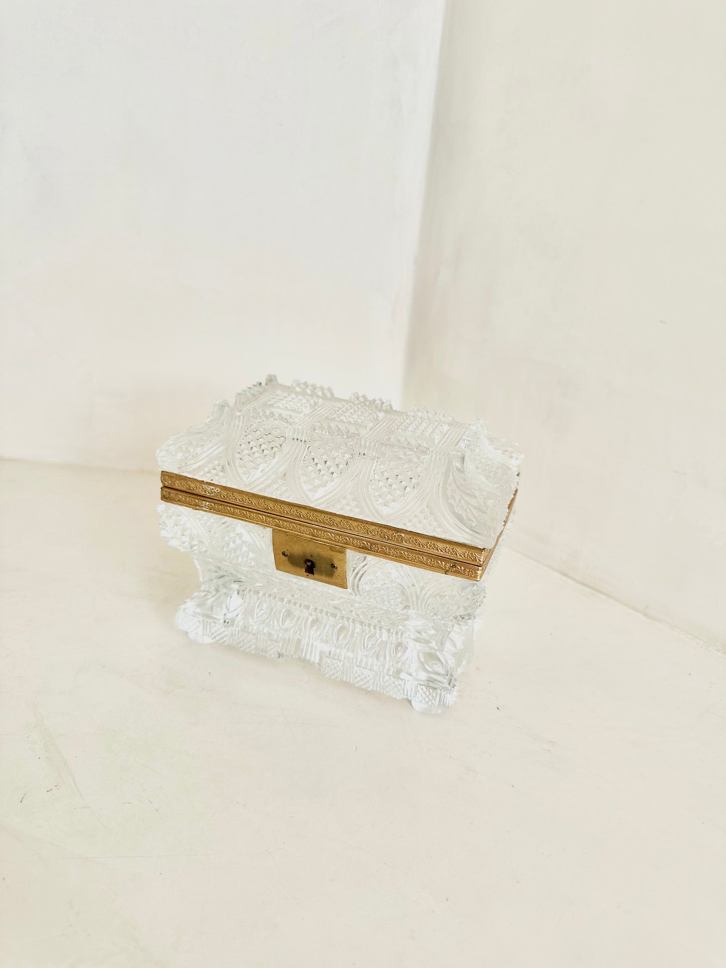 French Cut Crystal Casket