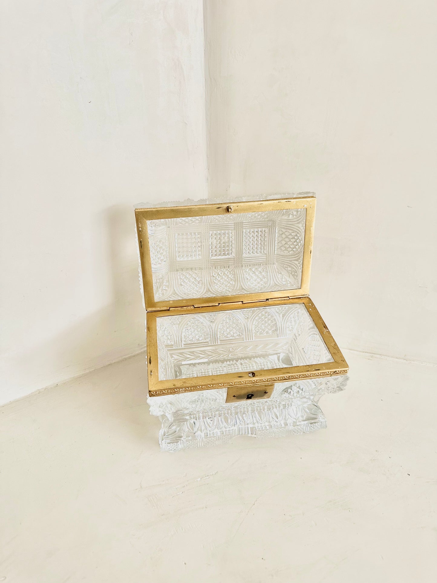 French Cut Crystal Casket