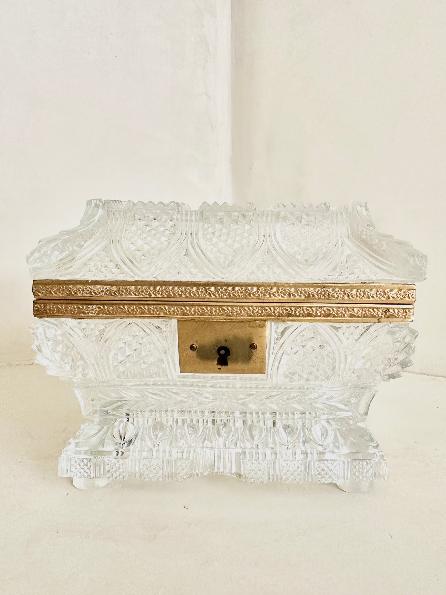 French Cut Crystal Casket