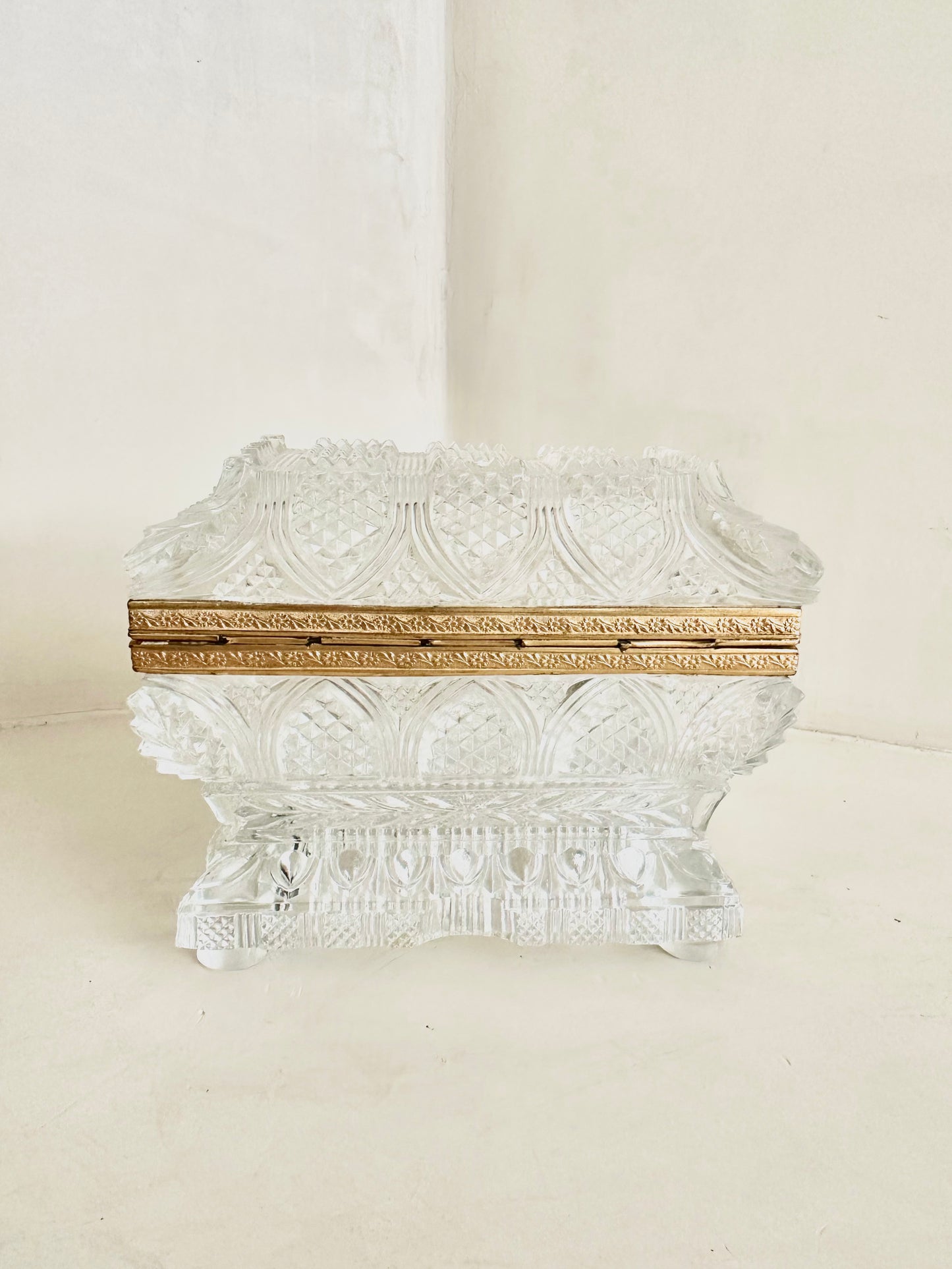 French Cut Crystal Casket