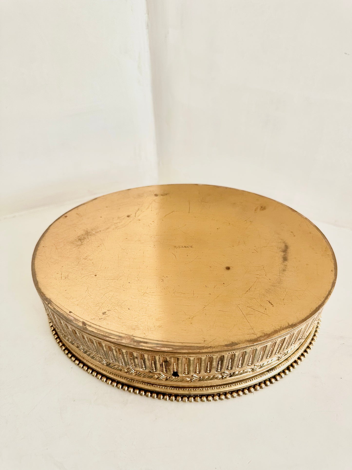 French Gold Toned Jewelry Box