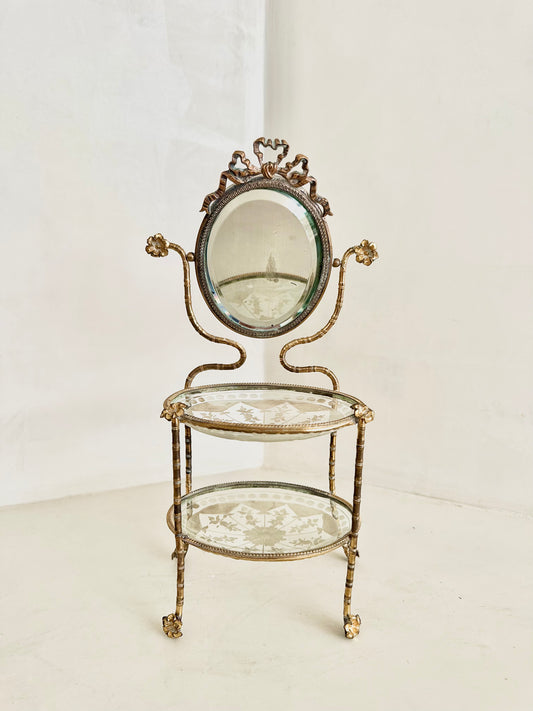 French Tiered Dish with Mirror