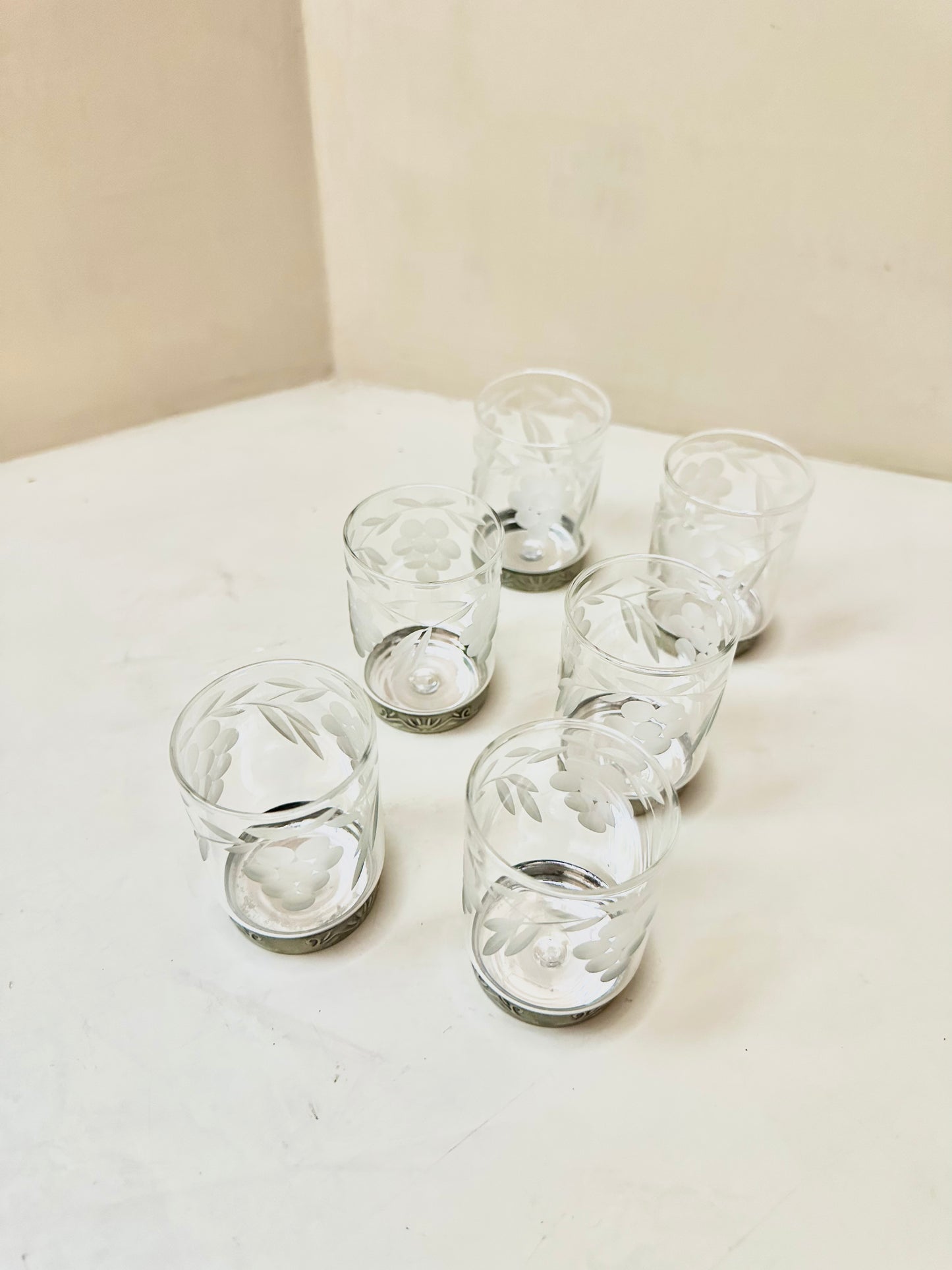 Etched Mini Glasses