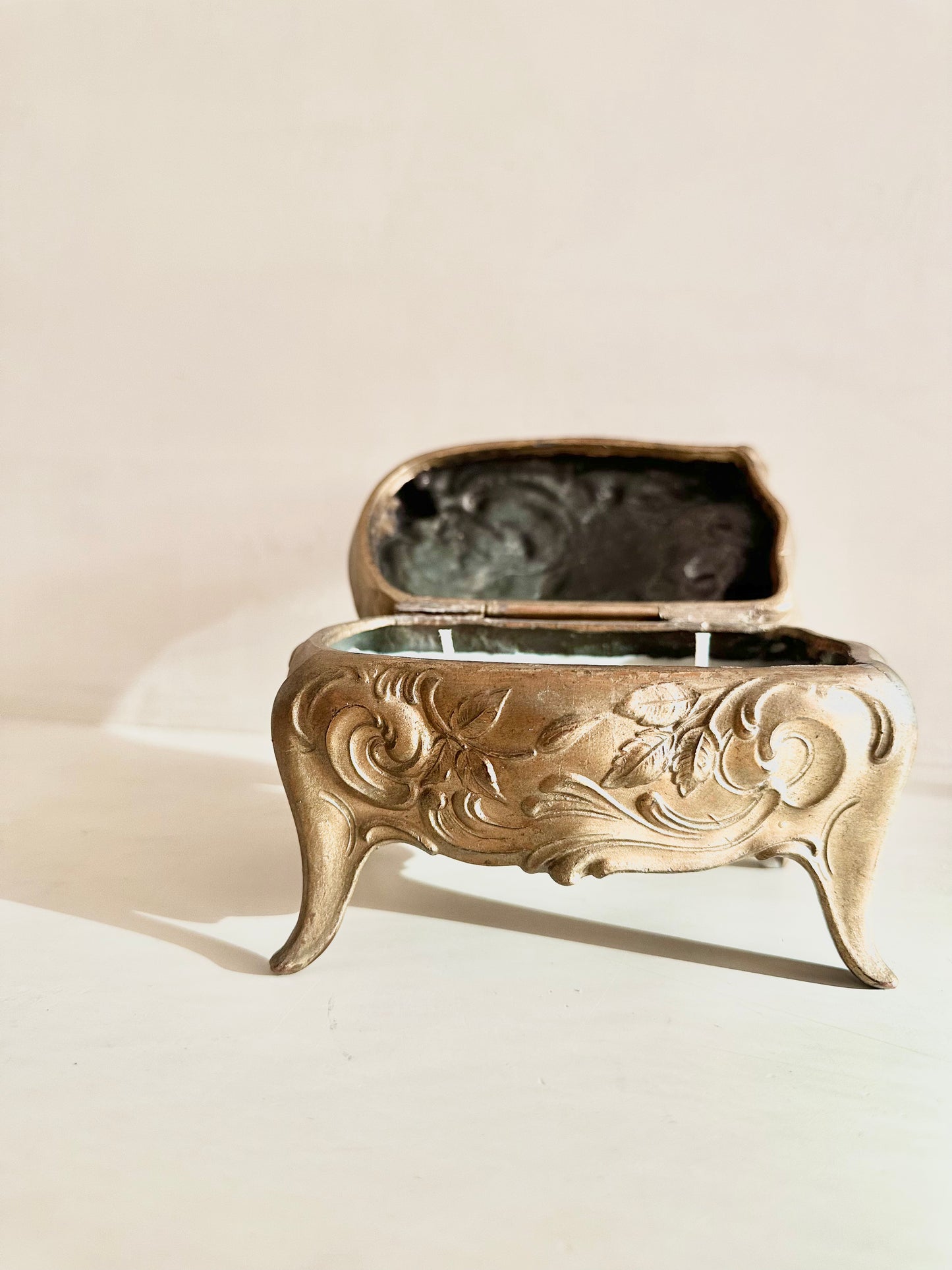 Candled Art Nouveau Jewelry Casket