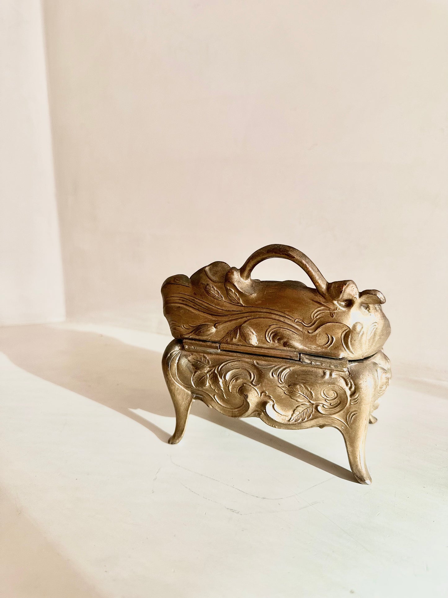 Candled Art Nouveau Jewelry Casket