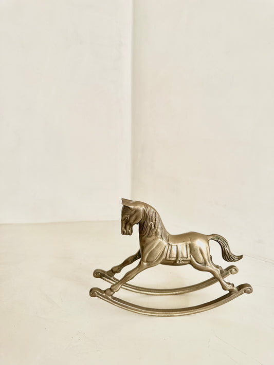 Brass Rocking Horse