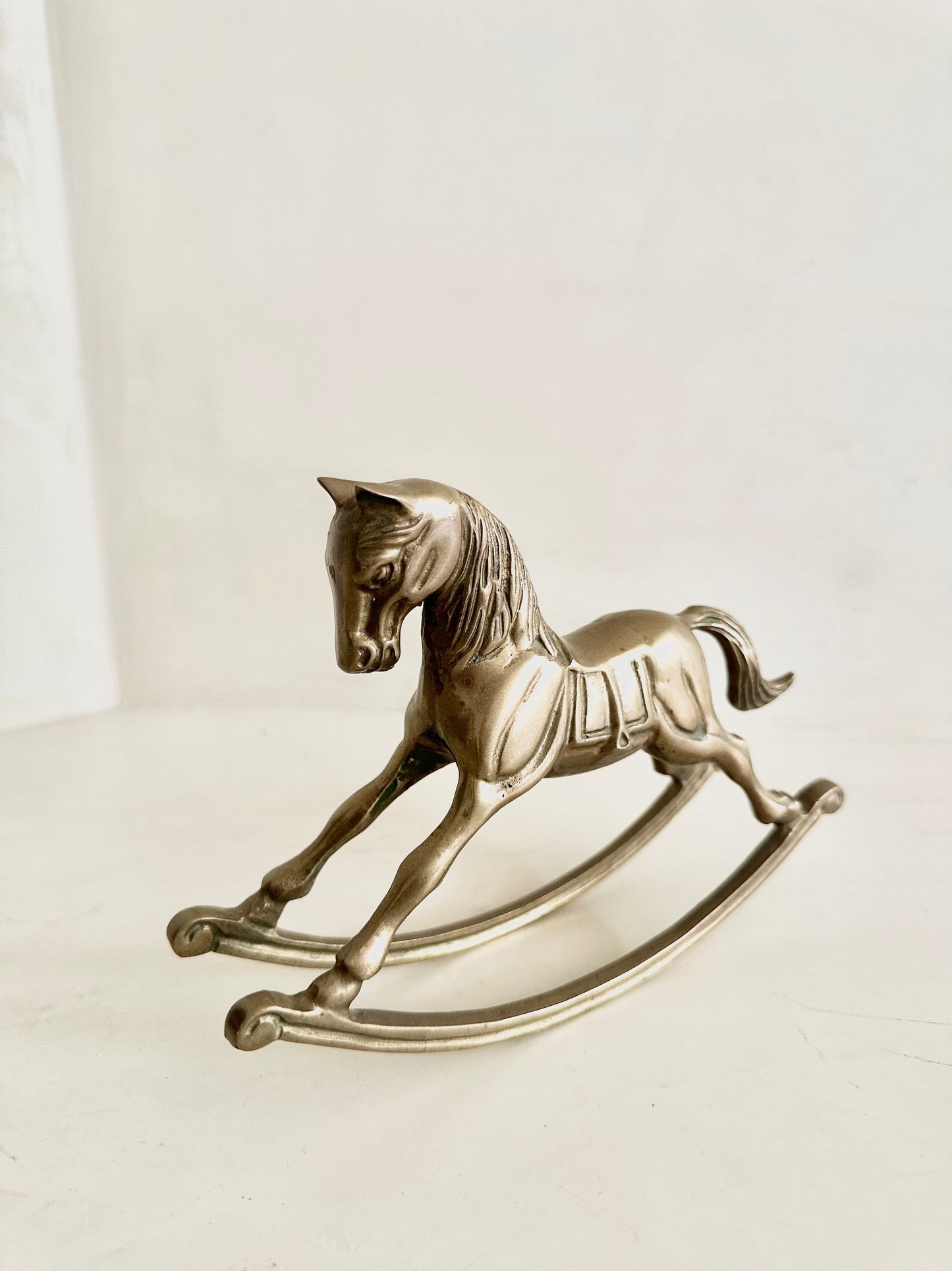 Brass Rocking Horse