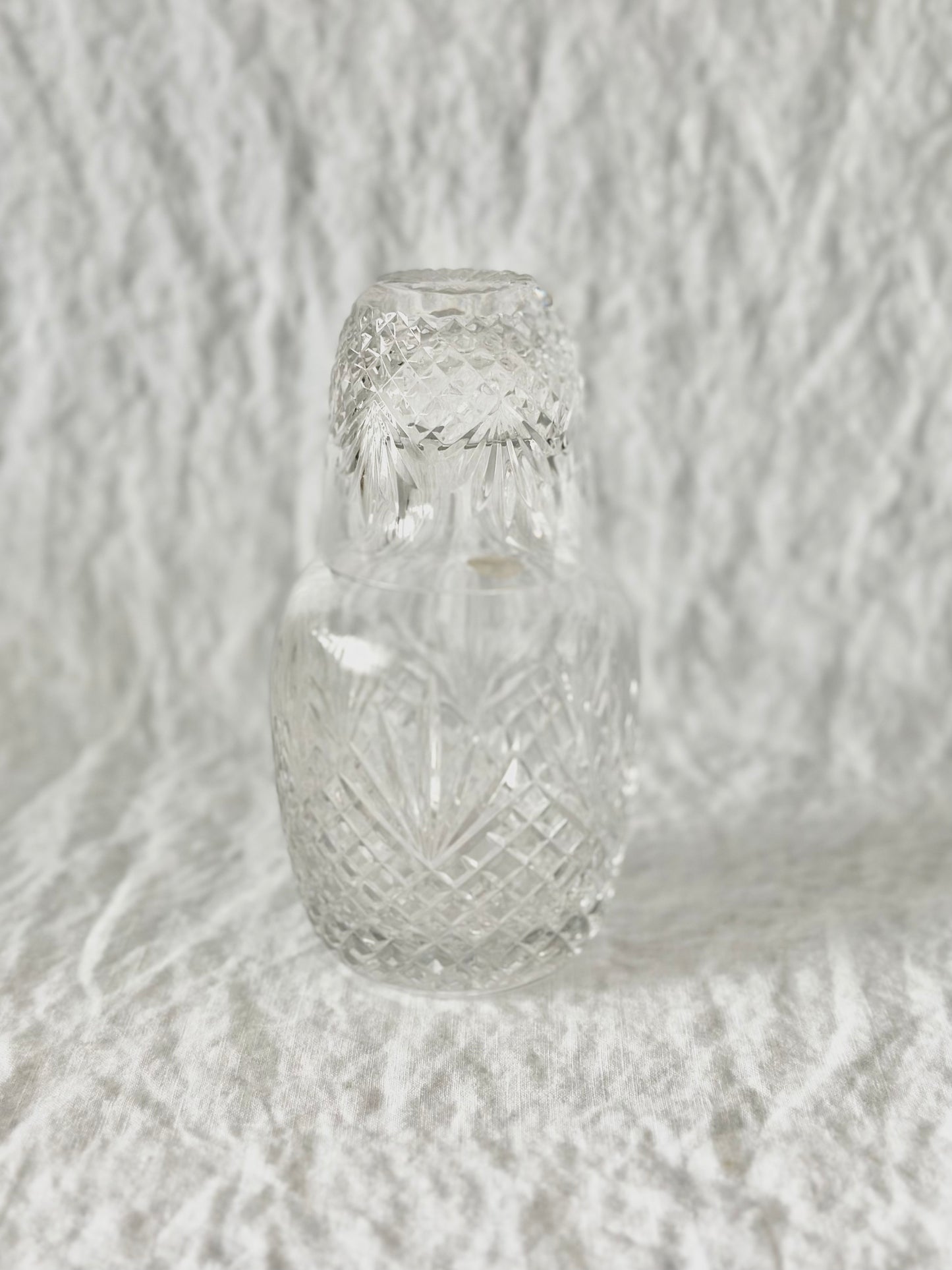 Cut Crystal Bedside Water Carafe