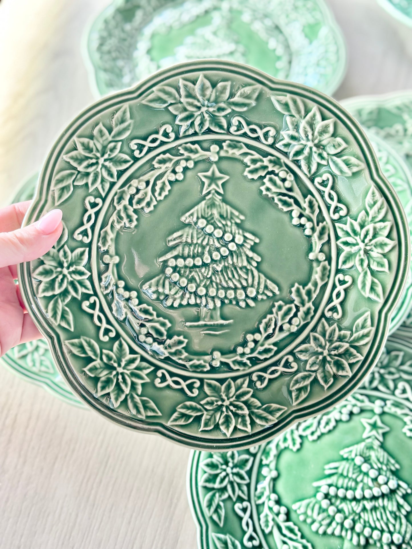 Bordallo Christmas Tree Plate