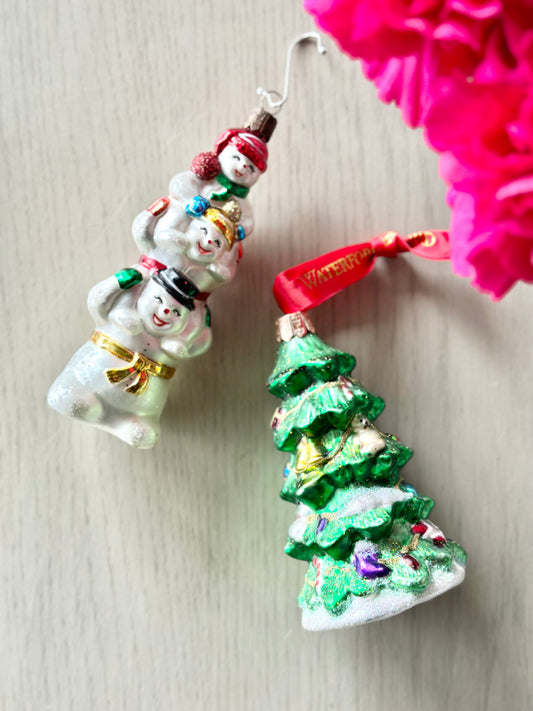 Waterford Stacking Snow People Ornament