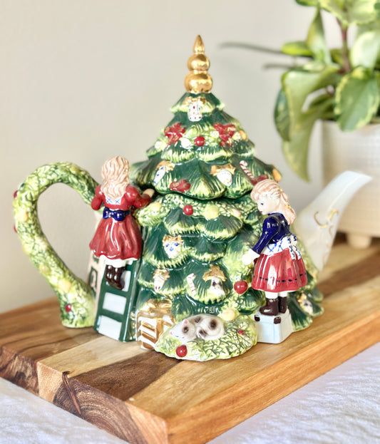 Waterford Christmas Tree Teapot