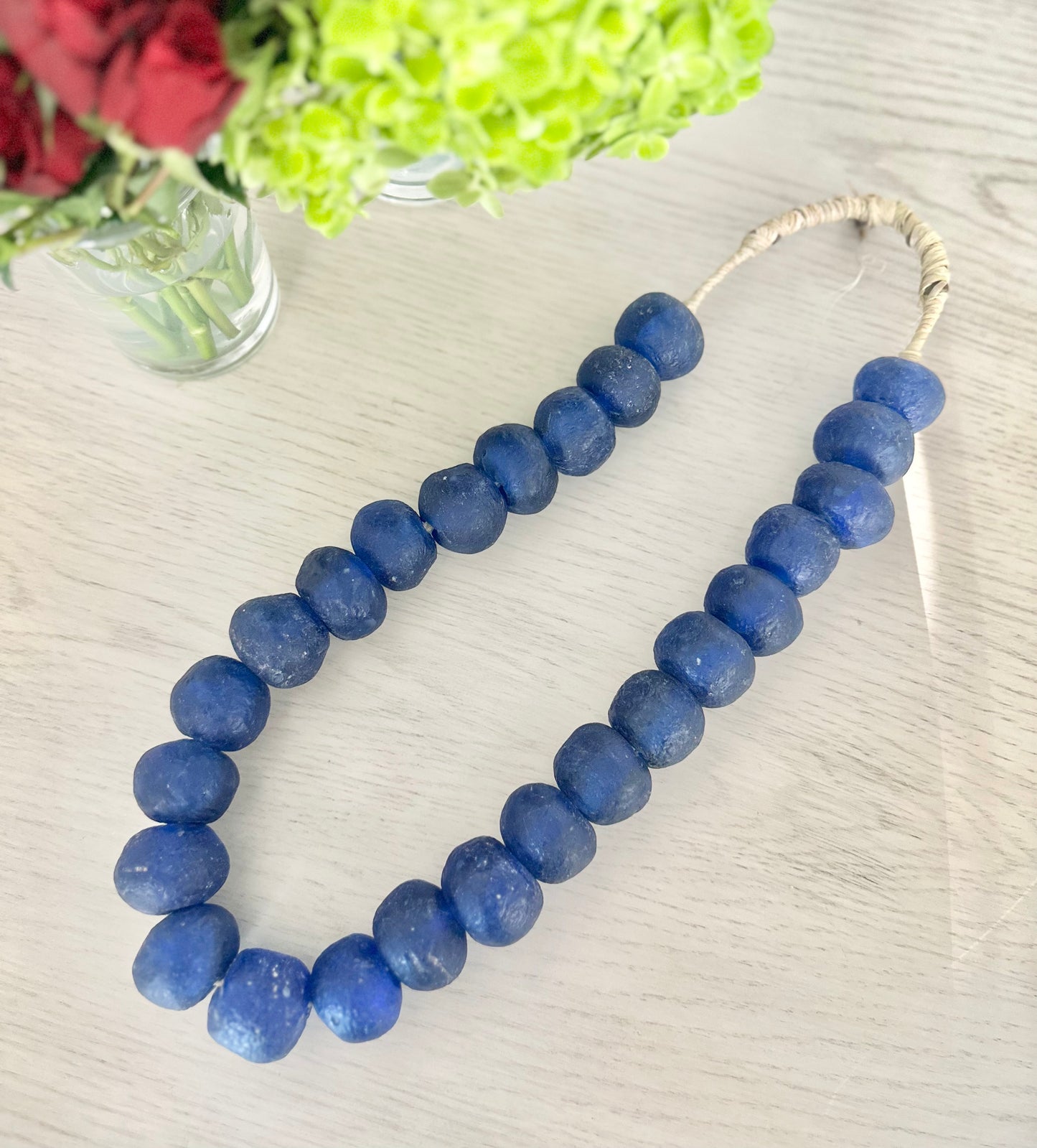 Deep Blue Sea Glass Beads