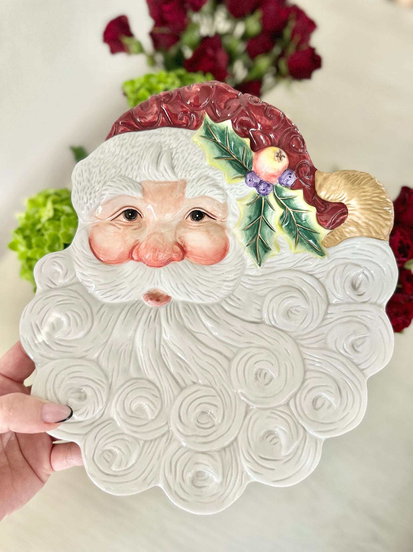 Fitz and Floyd Santa Plate