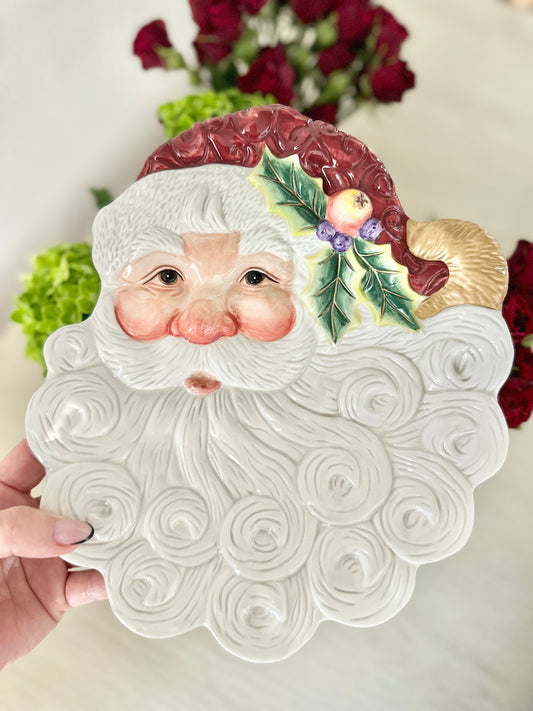 Fitz and Floyd Santa Plate