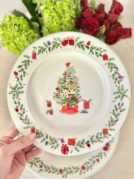 Lenox Christmas Tree Salad Plates