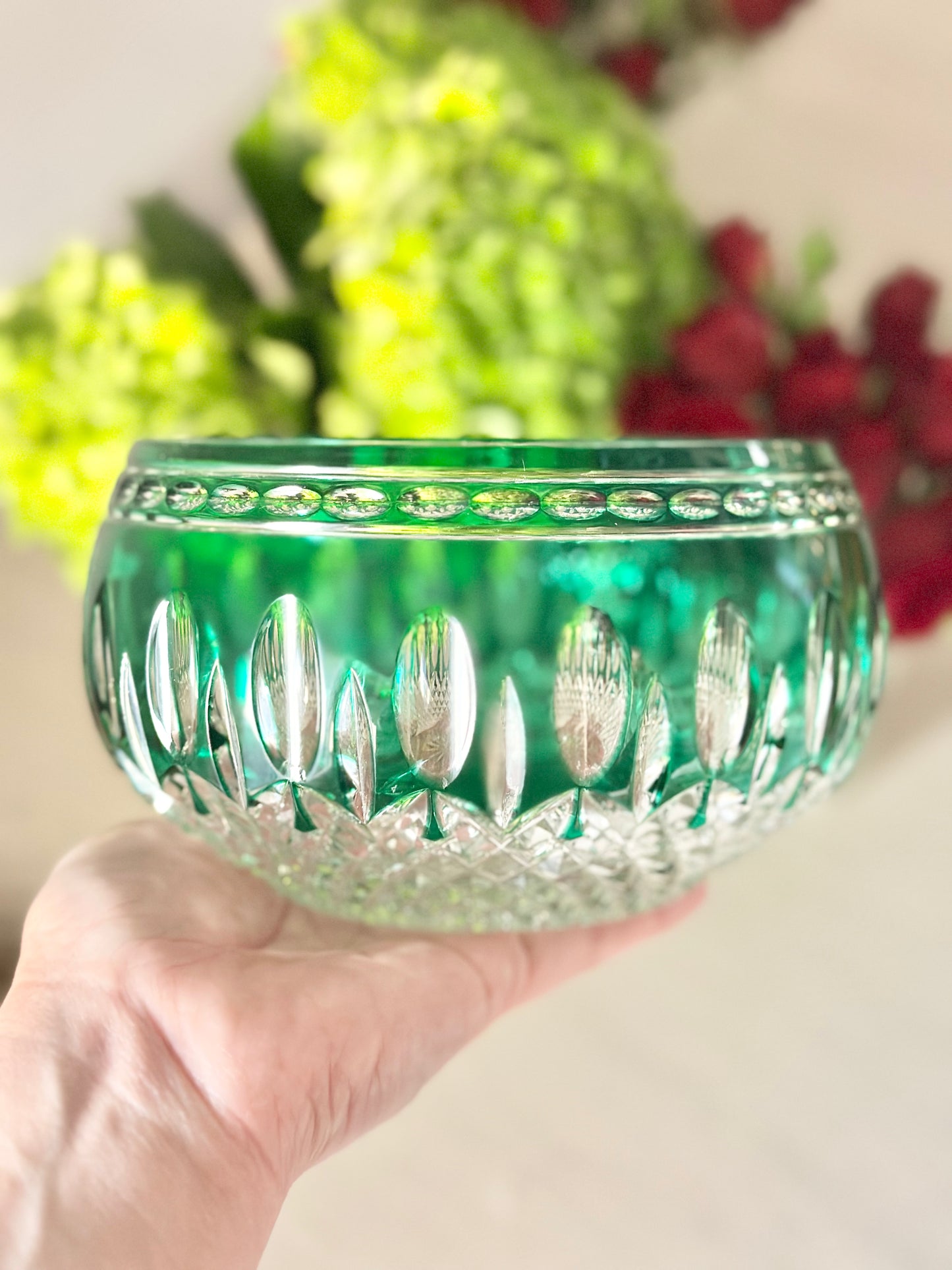 Clarendon Emerald Waterford Crystal Bowl