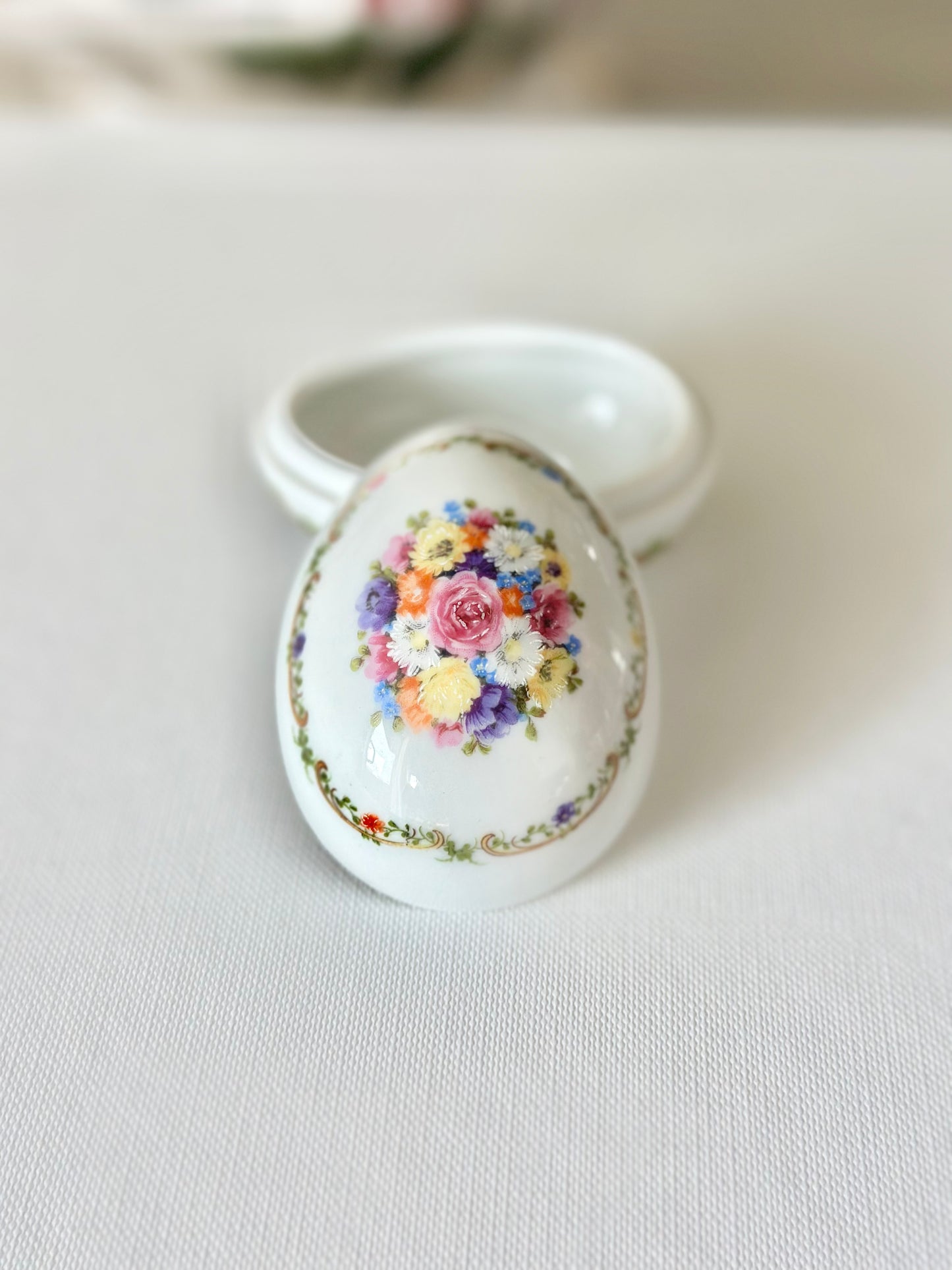 Limoges Lidded Trinket Dish