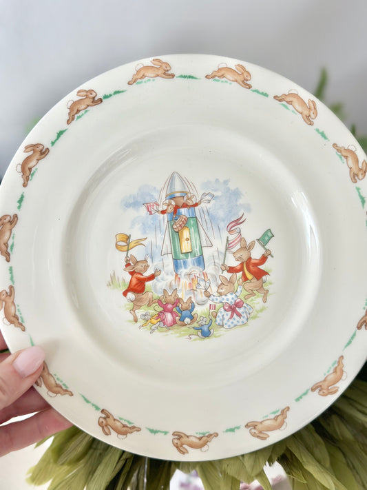 Royal Doulton England Bunnykins Plate