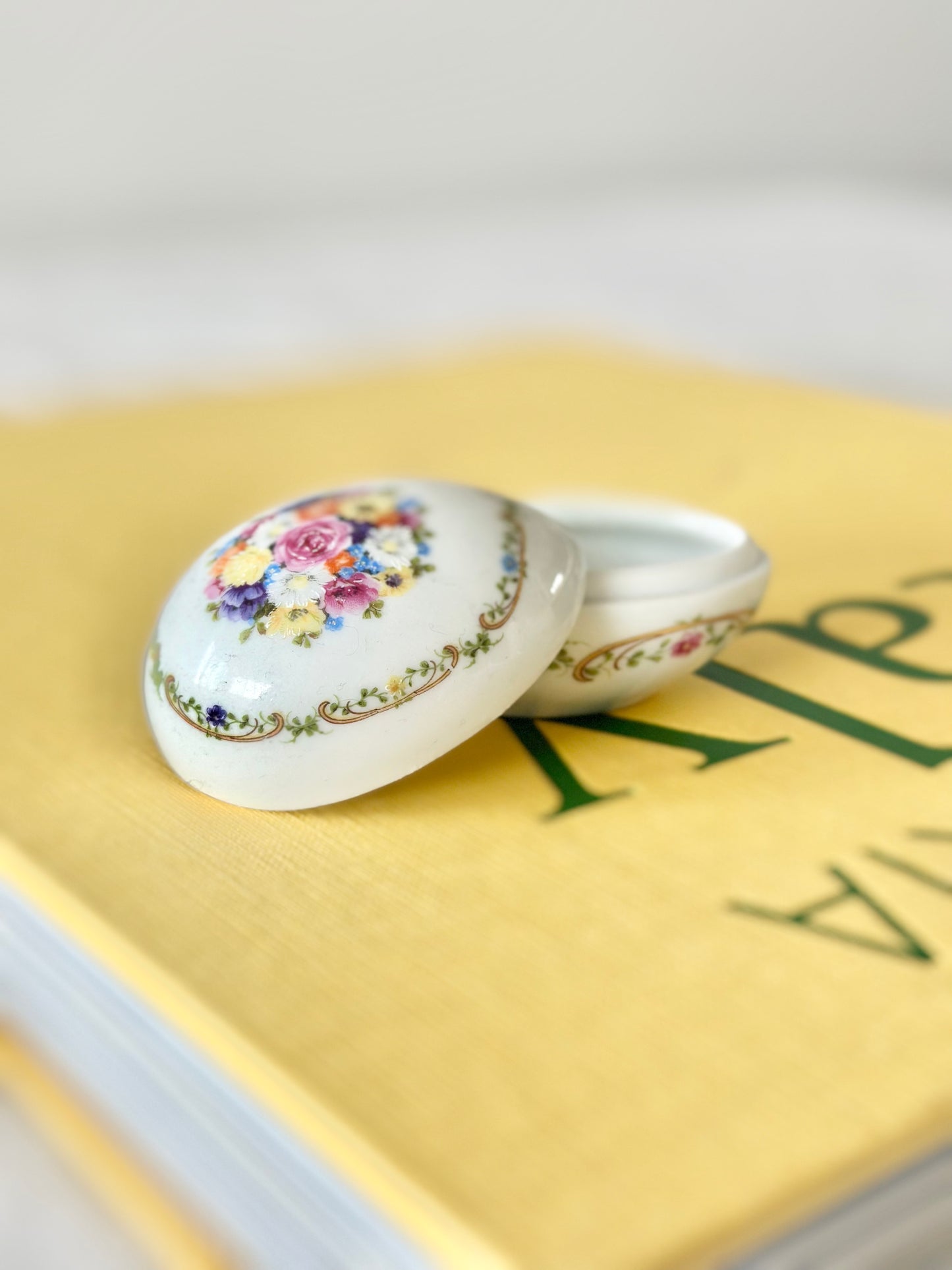 Limoges Lidded Trinket Dish