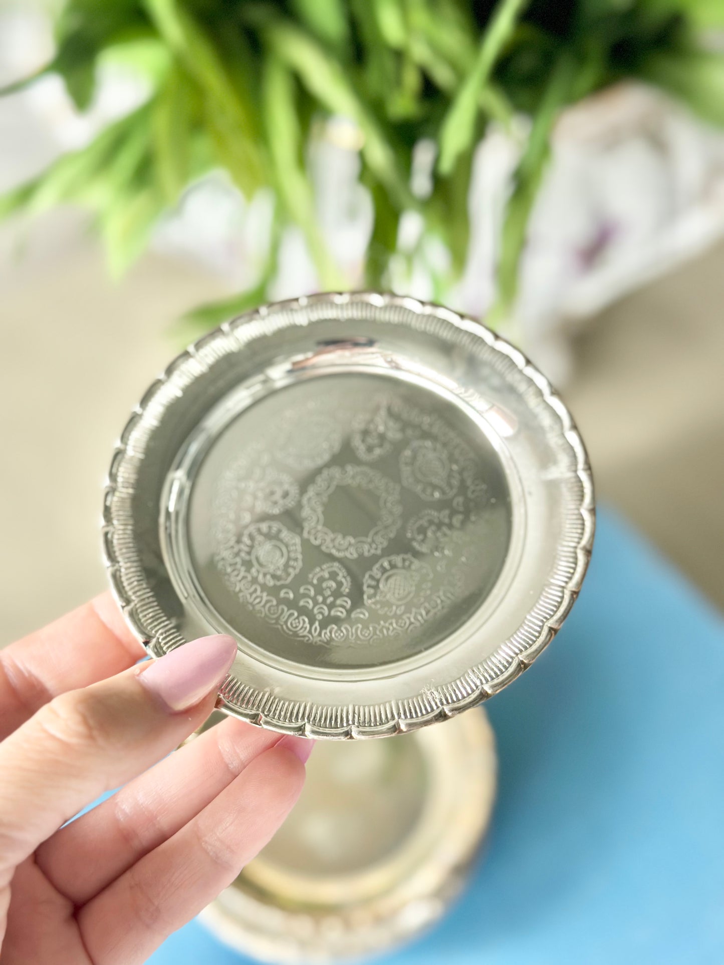 Silver Plated Coasters - Set of 6